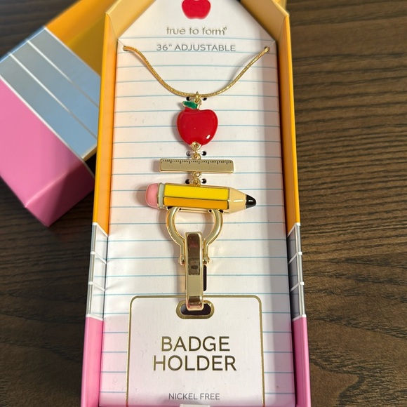 True to Form Accessories - True to Form Teacher Badge Holder